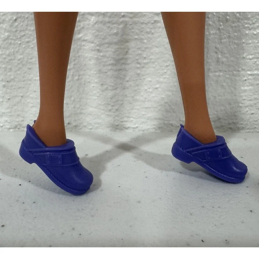 Barbie Made to Move Purple Flat Clogs Shoes Doll Clothes Accessory